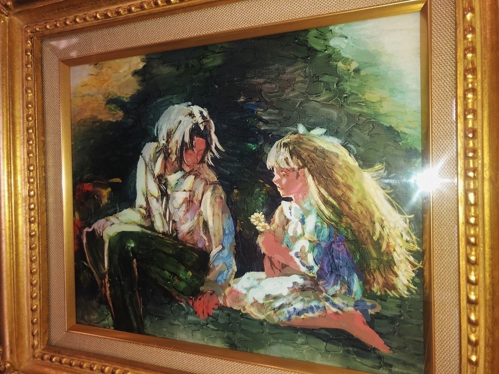 幸村くんとイレーヌちゃんキャンバス画