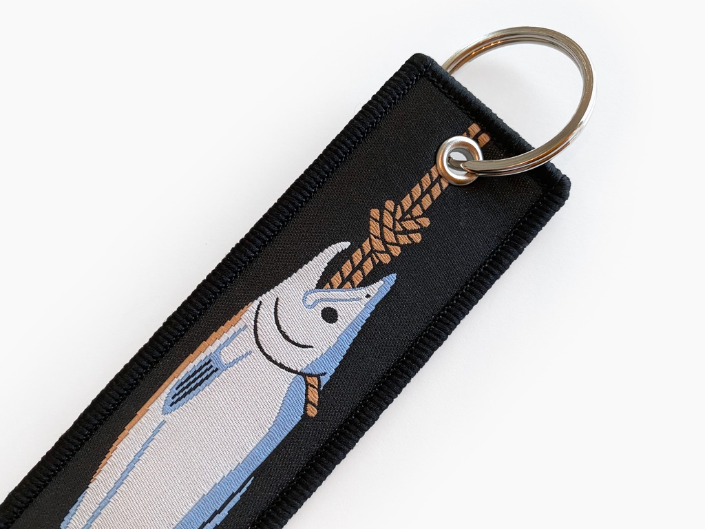 新巻鮭のタグキーリング