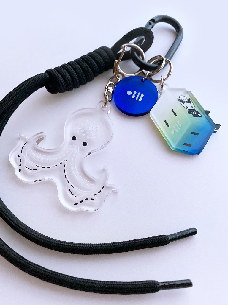 タコのジャラジャラアクキー
