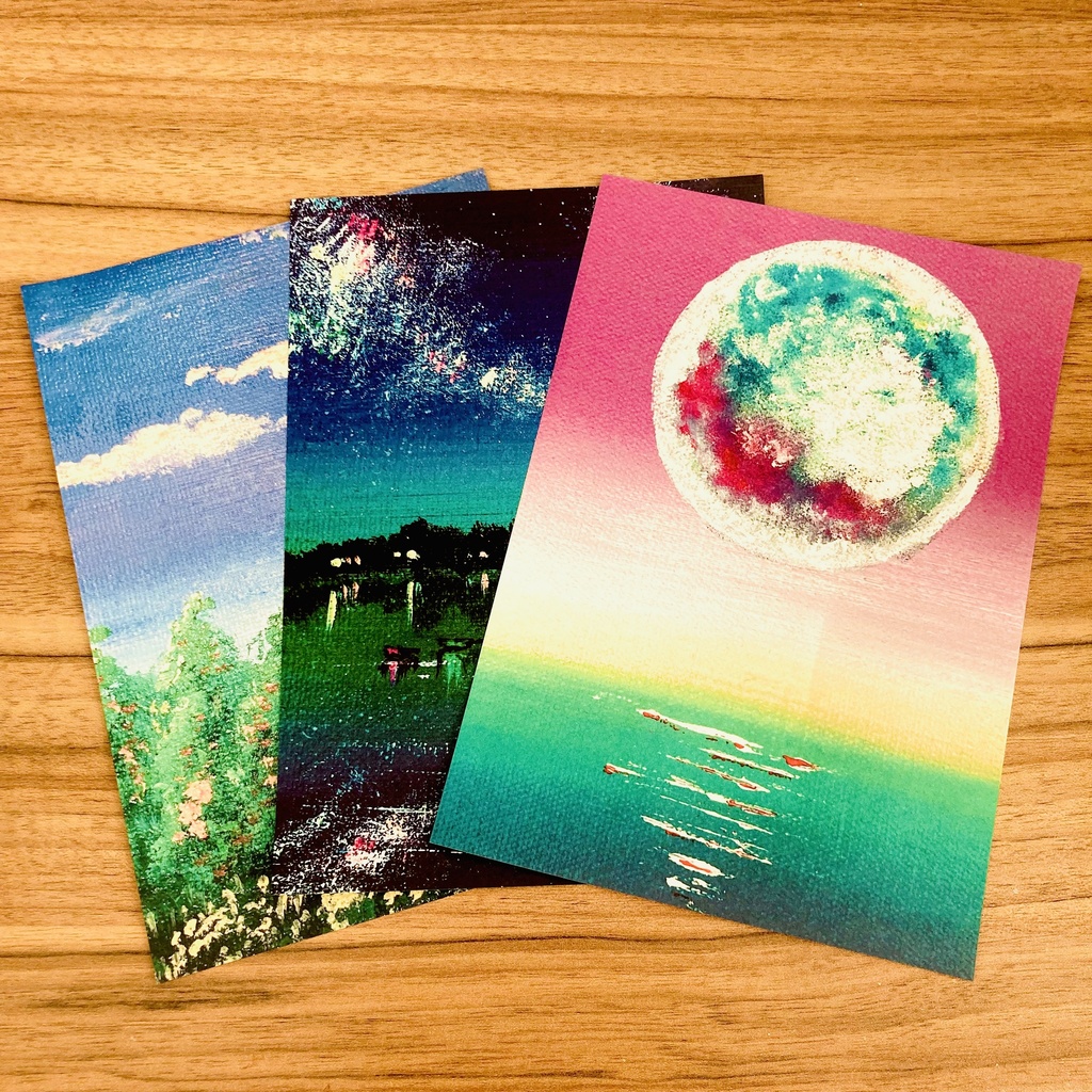 アクリル画便箋レターセット