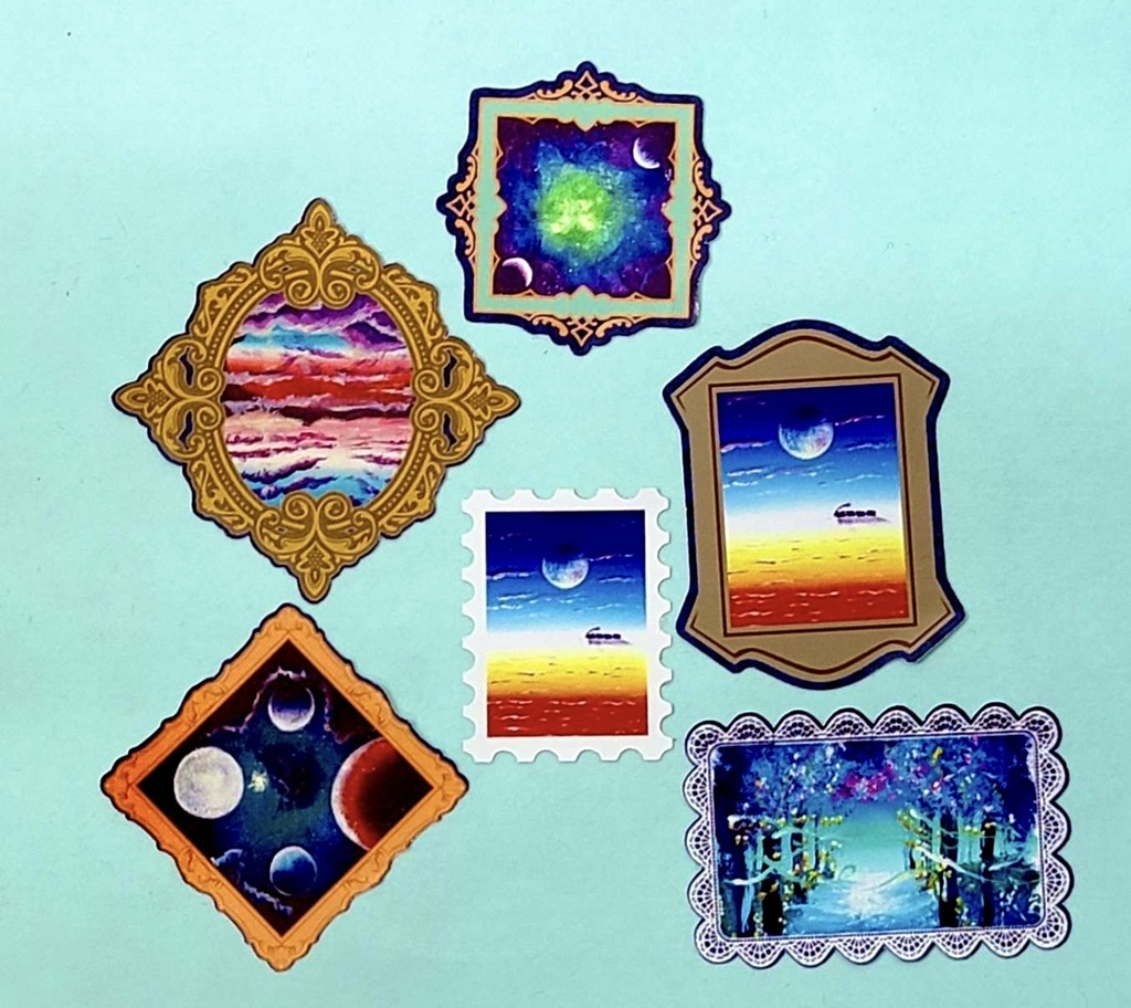 絵画風封緘シール