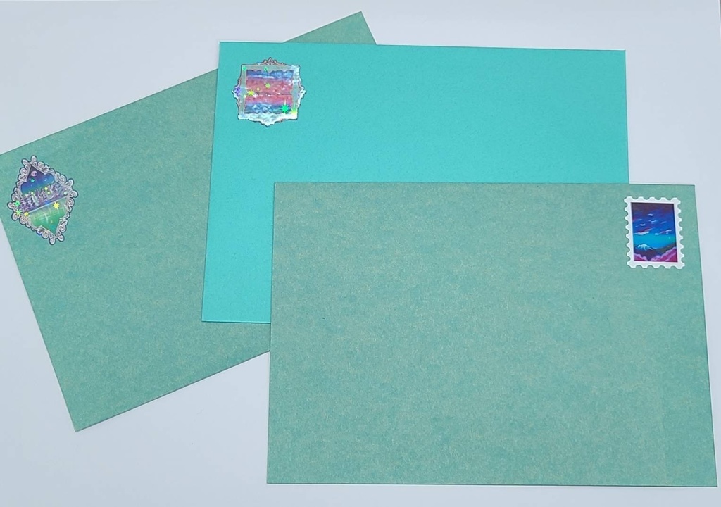 絵画風封緘シール