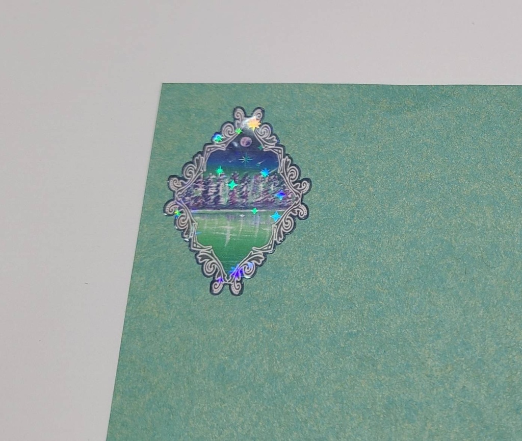 絵画風封緘シール