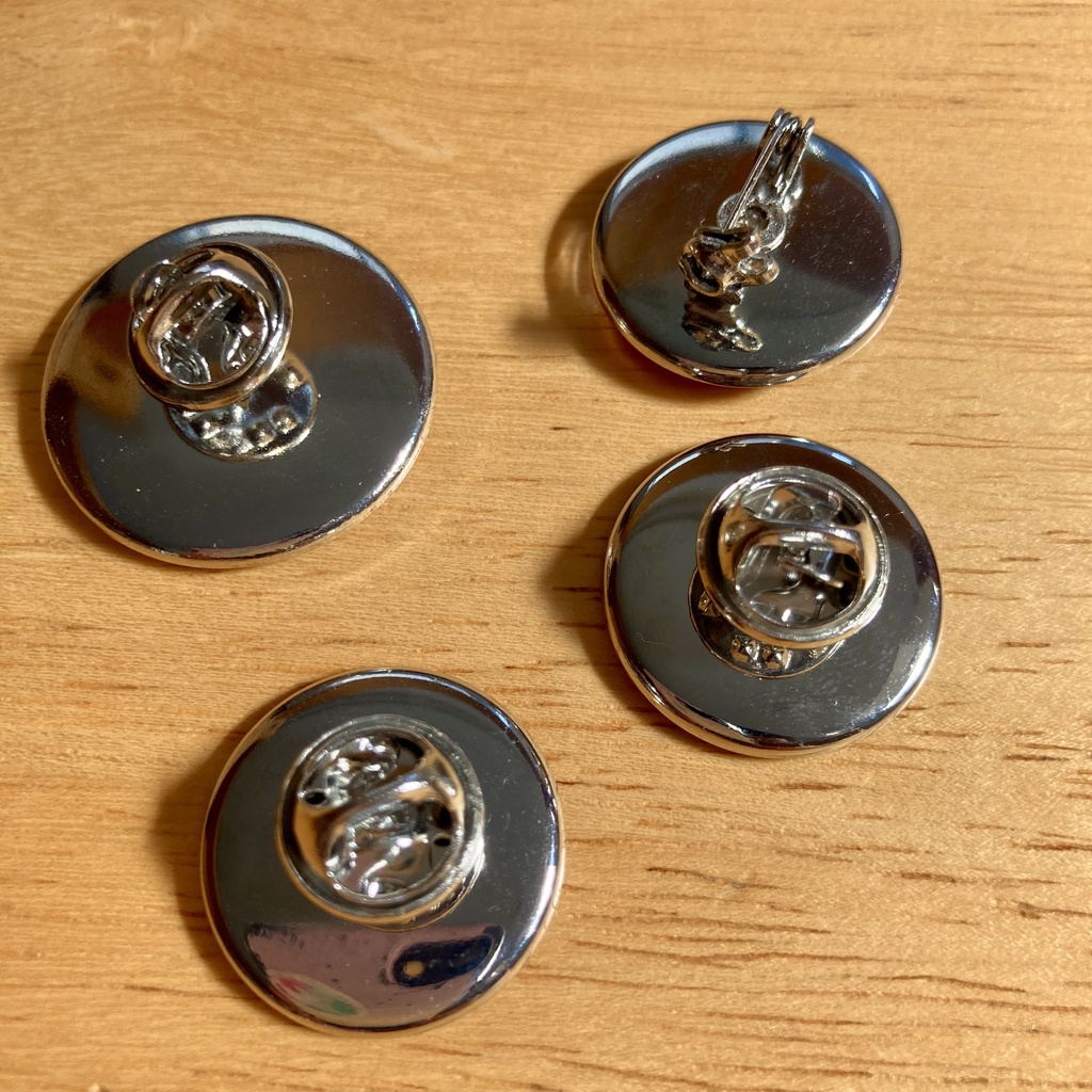 アクリル画ピンバッジ