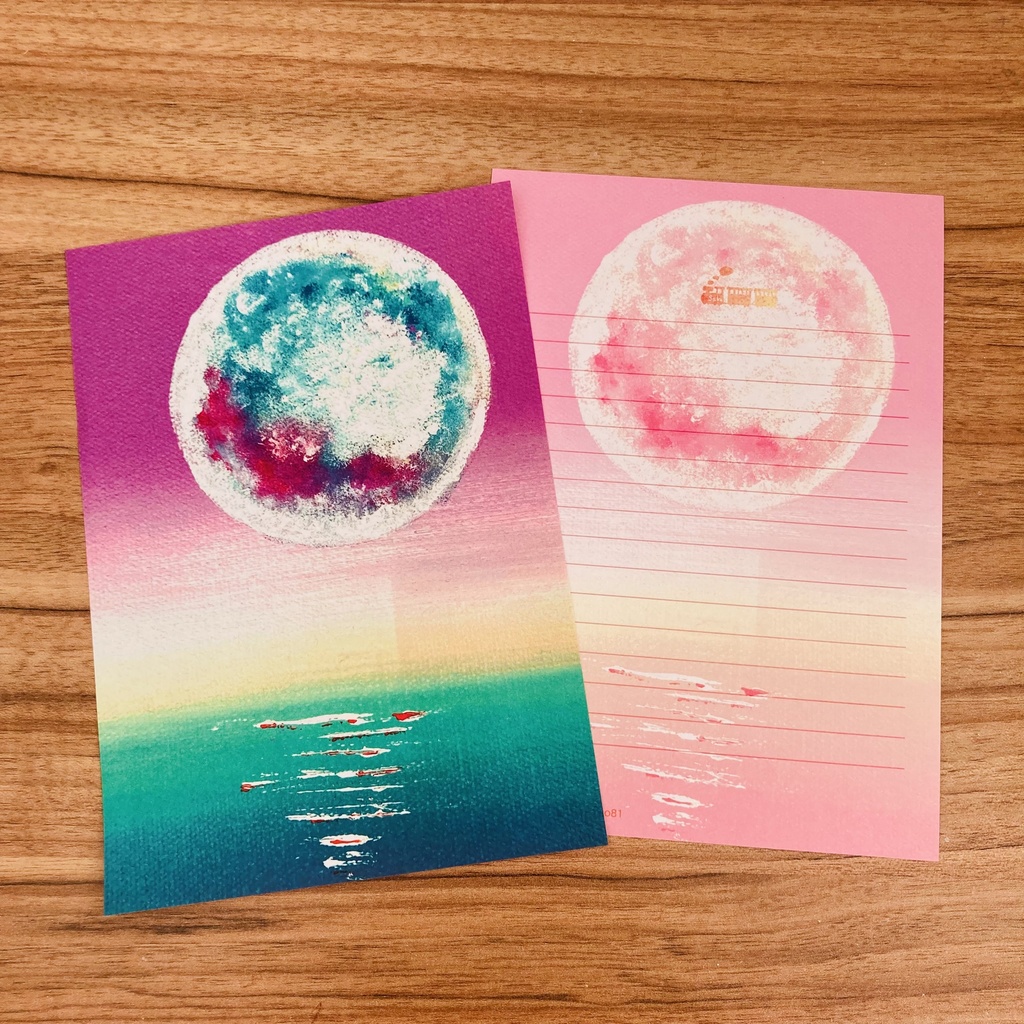 アクリル画ピンバッジ