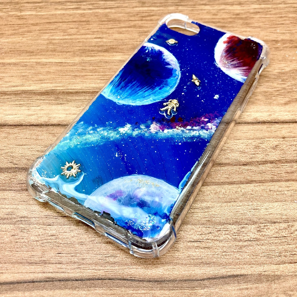 スマホケース〜宇宙遊泳〜