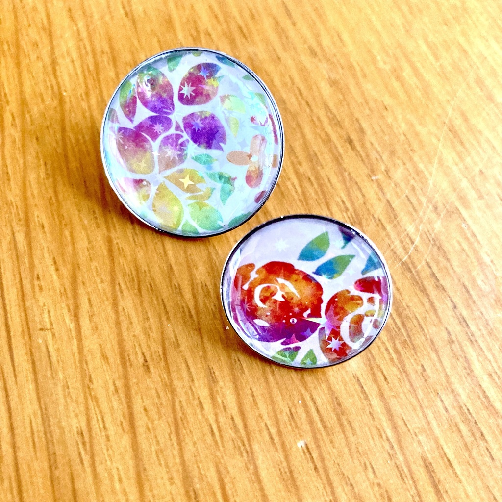ピンバッジ〜花〜