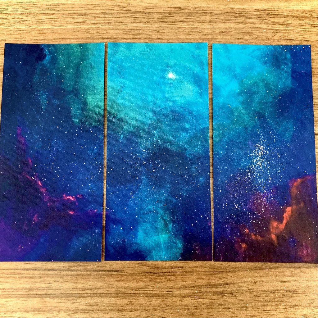 青い便箋セット