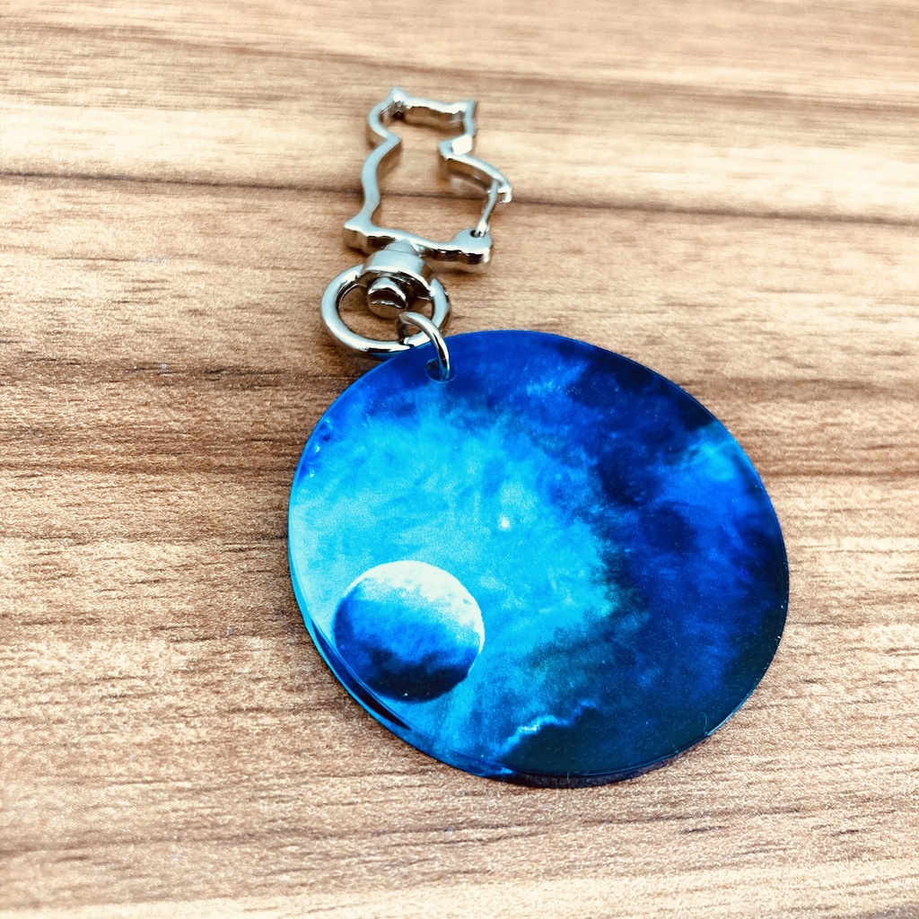 宝石風アクリルキーホルダーセット