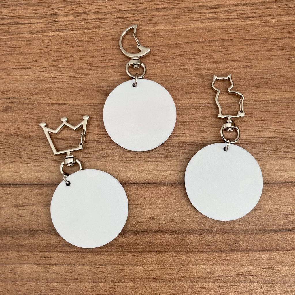 宝石風アクリルキーホルダーセット