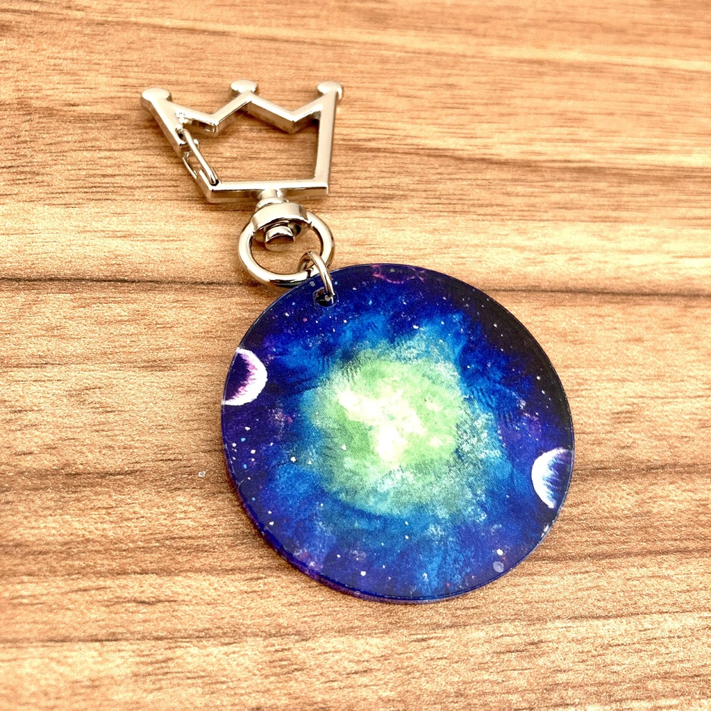 宝石風アクリルキーホルダーセット