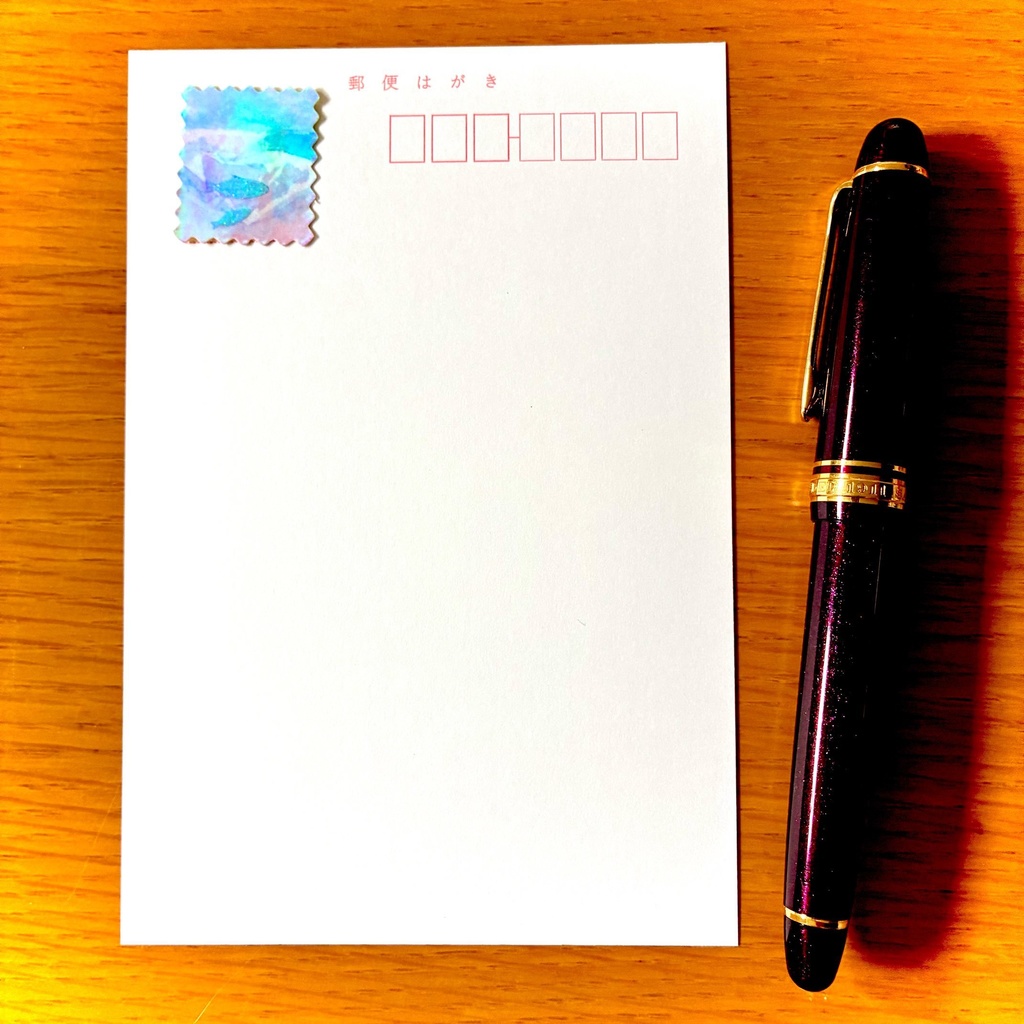 切手型フレークシール