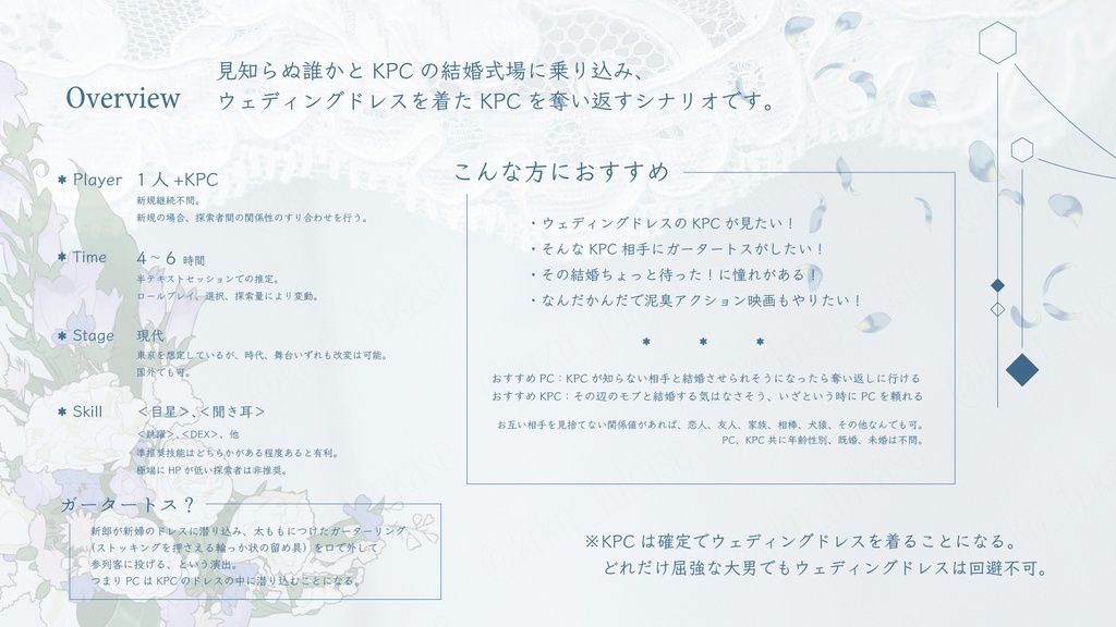 【CoCシナリオ】Fetter Garter【SPLL:E188924】