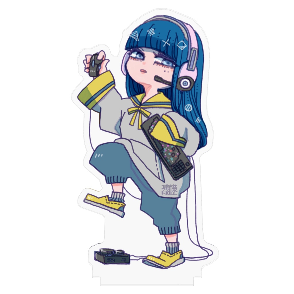 残機NULL◆ヌル子Aアクリルスタンド100mm