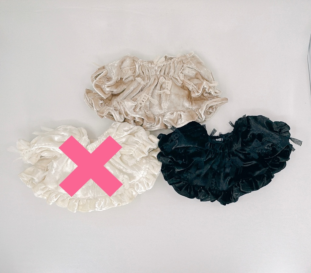 無ぬい10㎝15㎝向け　ワンピース