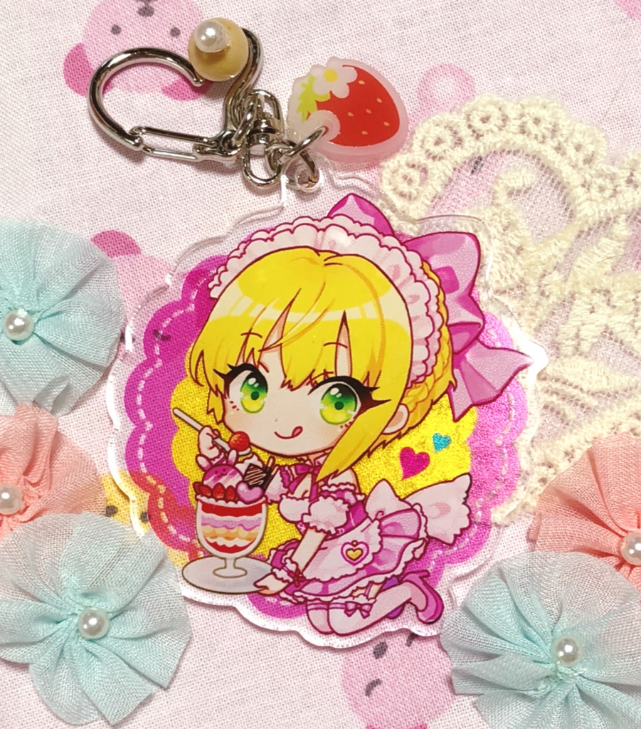 宮本フレデリカ 両面アクリルキーホルダー - かしわのち - BOOTH