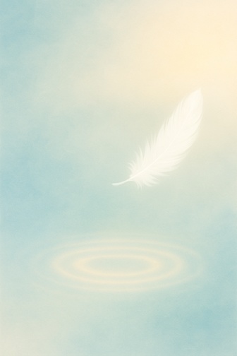 ふわりの羽|心を軽くする癒しの背景 3点セット~Soft Feathers of Light – Healing Backgrounds (3-set)~