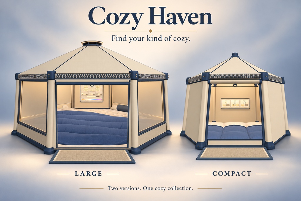 Cozy Haven (avatar interactive tents)