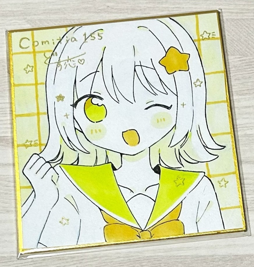【原画一点物】ミニ色紙｜COMITIA155頒布作品