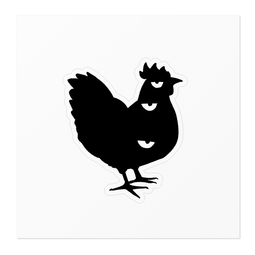 グレステッカー(大)_ニワトリ