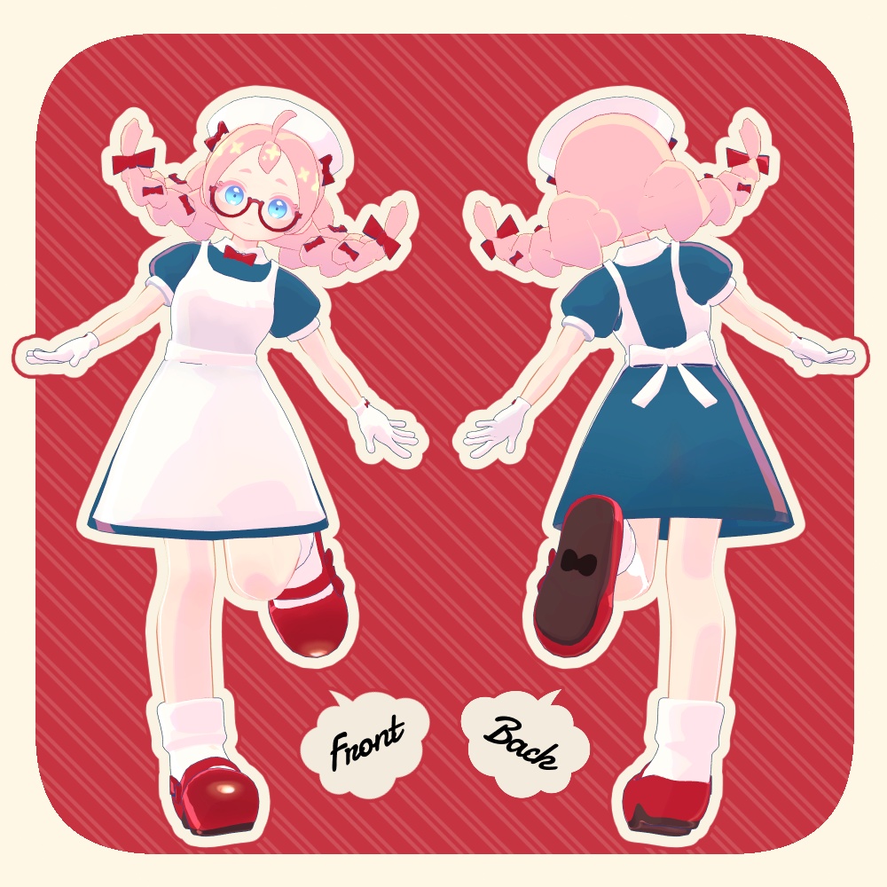 VRC想定オリジナル3Dモデル『Rucette-リュシェット-』