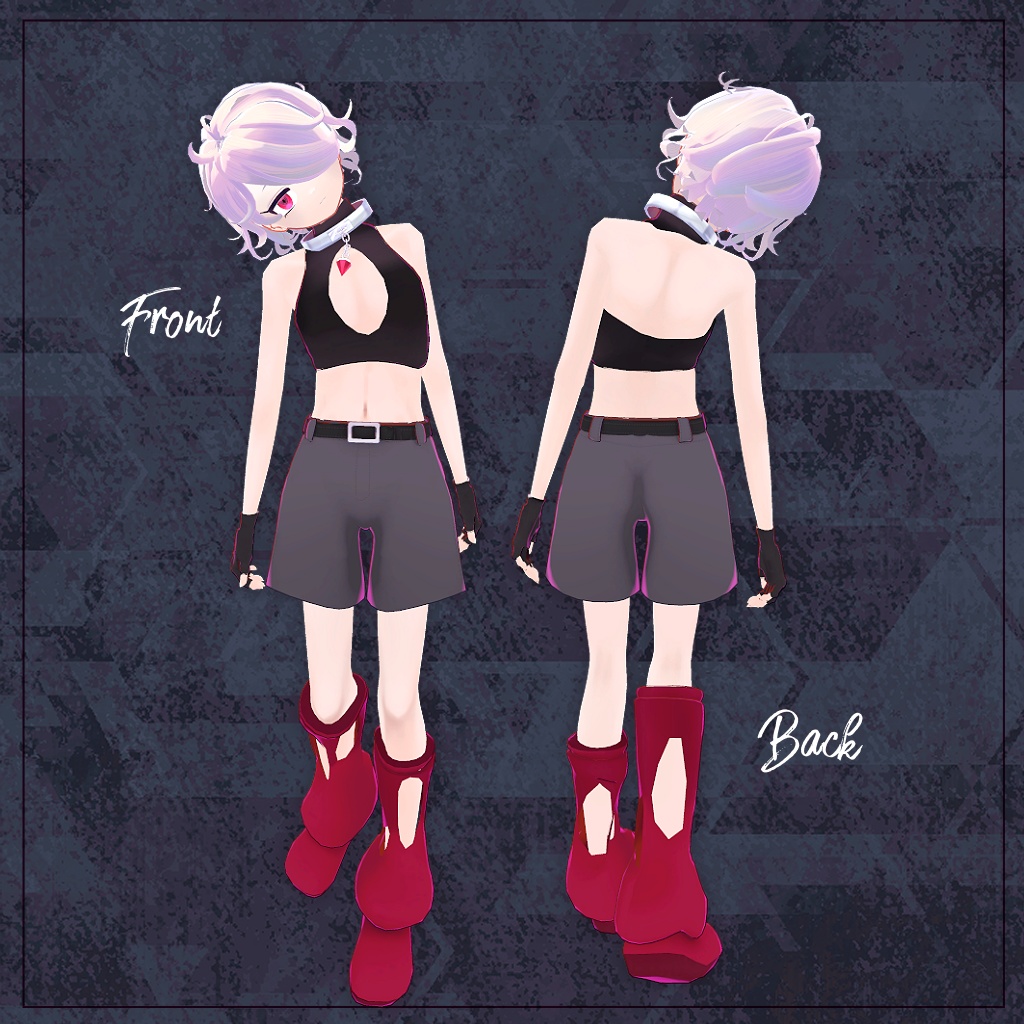 VRC想定オリジナル3Dモデル『Picky-ピッキー-』