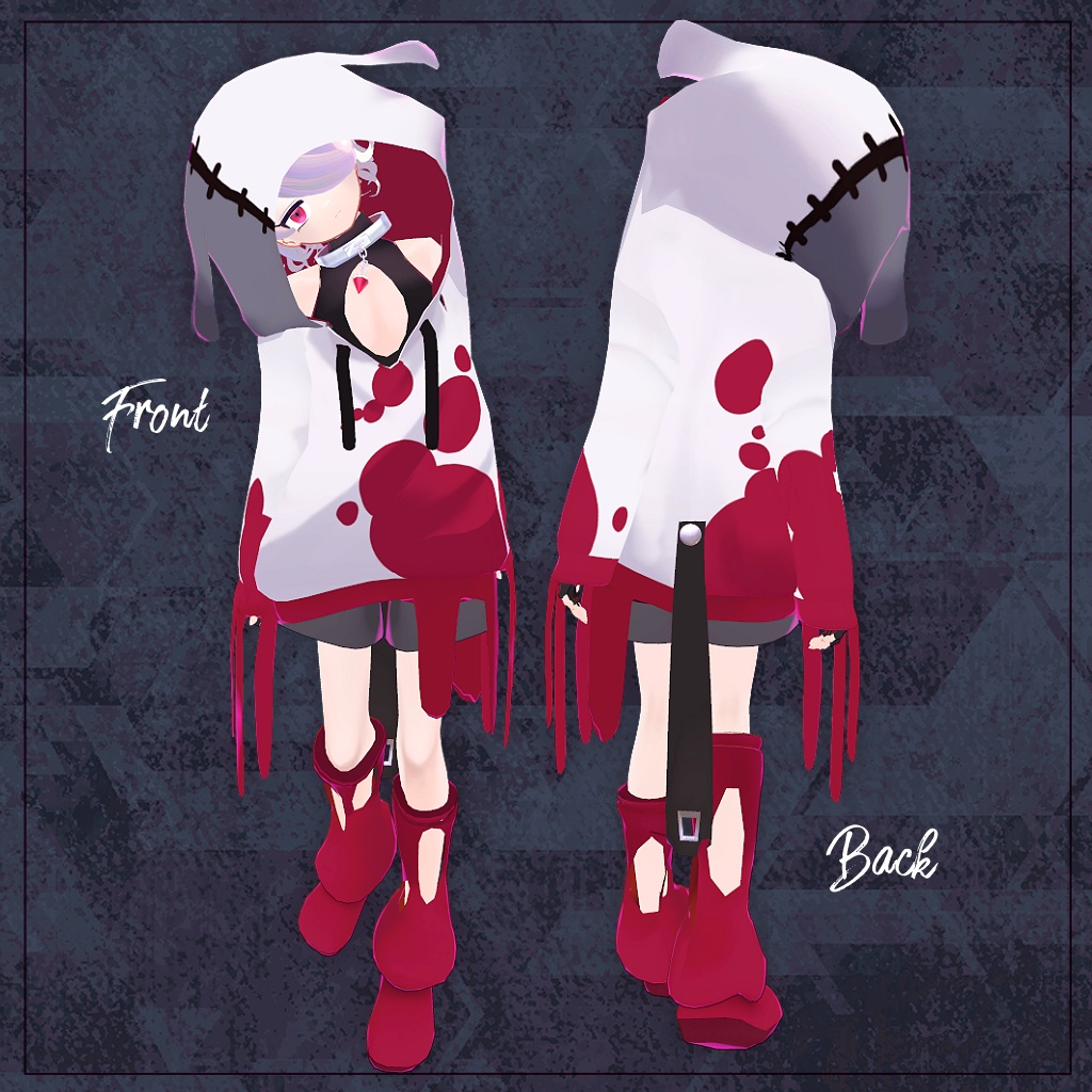 VRC想定オリジナル3Dモデル『Picky-ピッキー-』