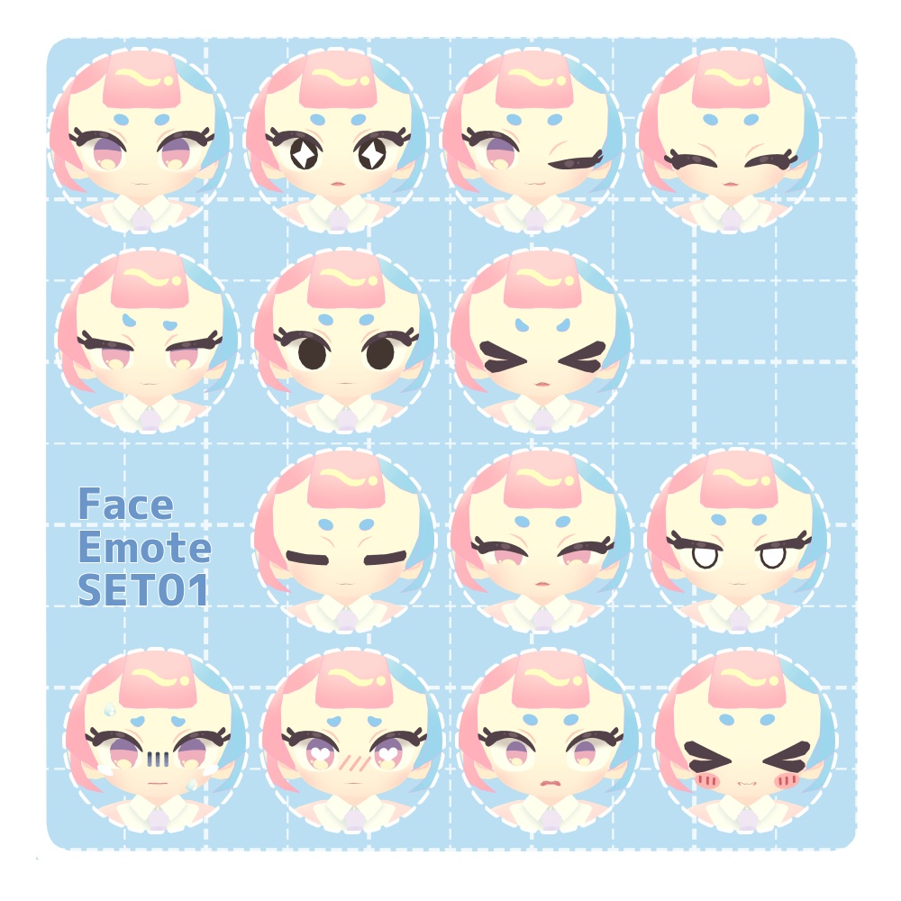 VRC想定オリジナル3Dモデル『RoniRoro-ロニロロ-』