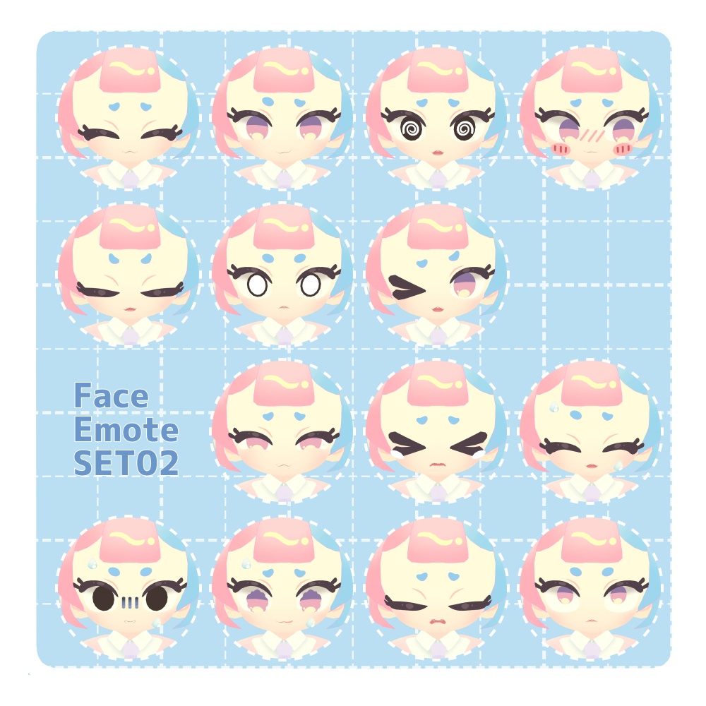 VRC想定オリジナル3Dモデル『RoniRoro-ロニロロ-』