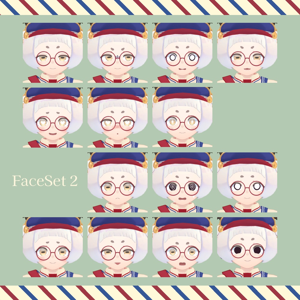 VRC想定オリジナル3Dモデル『Maruca-マールカ-』