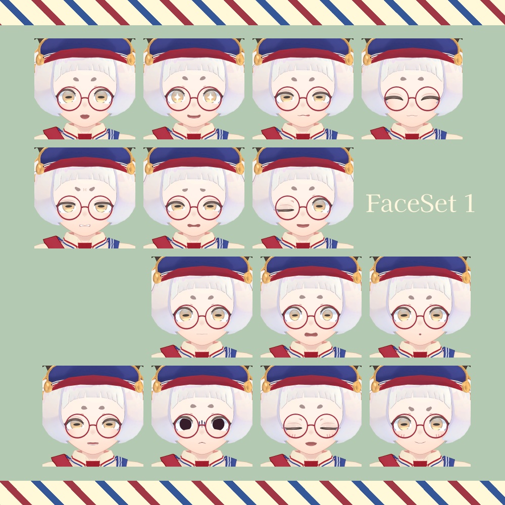 VRC想定オリジナル3Dモデル『Maruca-マールカ-』