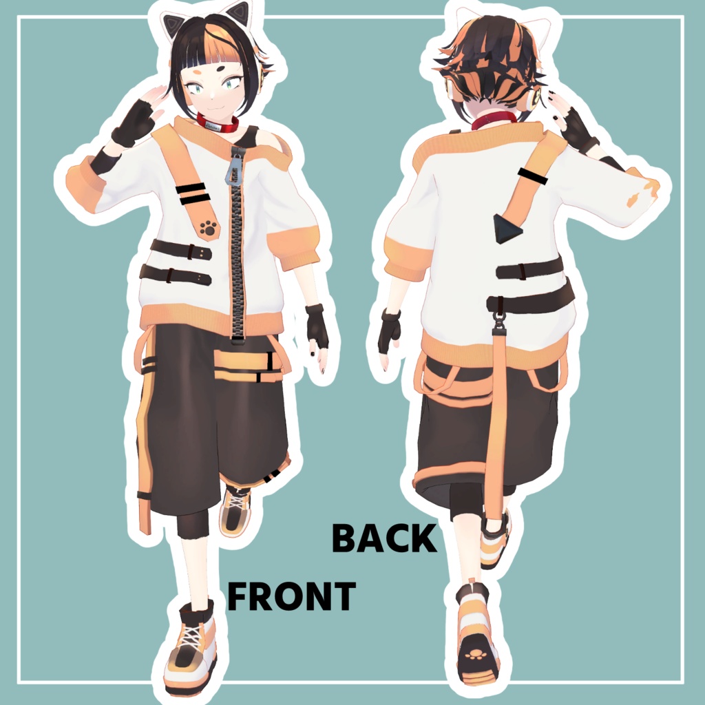 VRC想定オリジナル3Dモデル『Natora-ナトラ-』