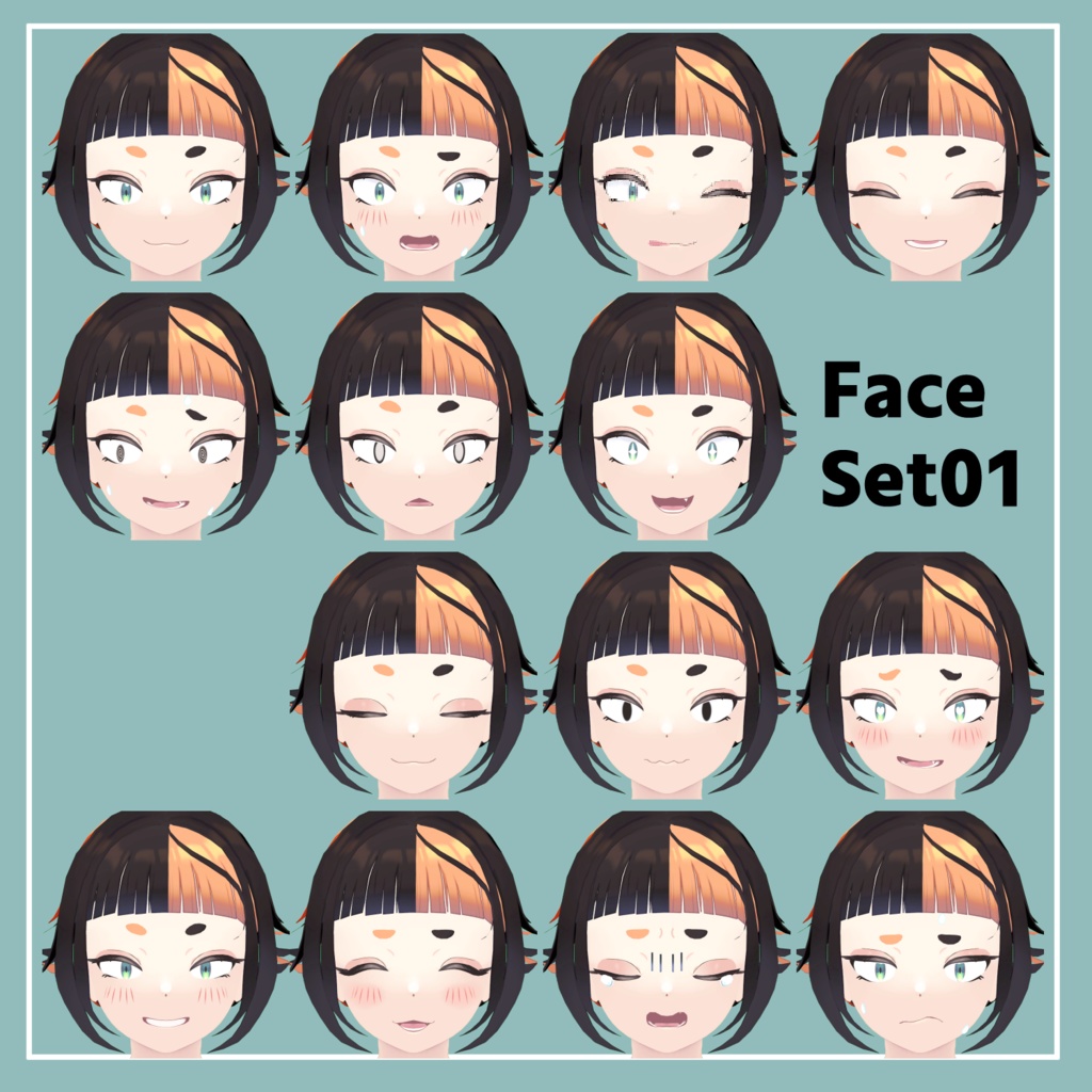 VRC想定オリジナル3Dモデル『Natora-ナトラ-』