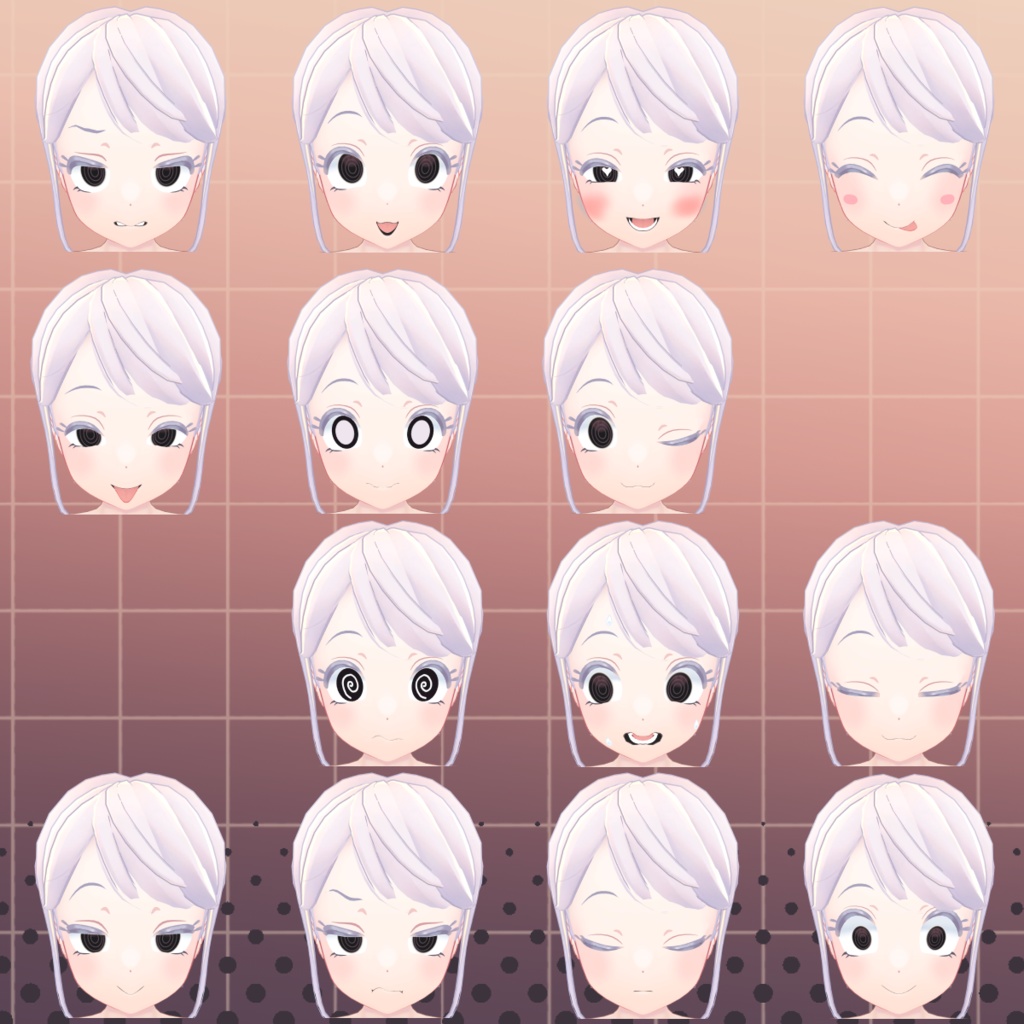 VRC想定オリジナル3Dモデル『Melmelo-メルメロ-』