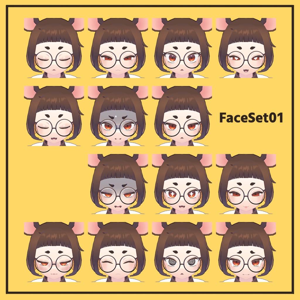 【無料】VRC想定オリジナル3Dモデル「Re:Tizz-ティズリメイク-」