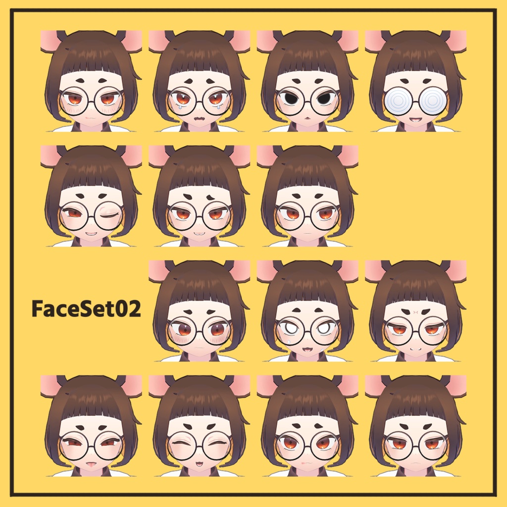 【無料】VRC想定オリジナル3Dモデル「Re:Tizz-ティズリメイク-」