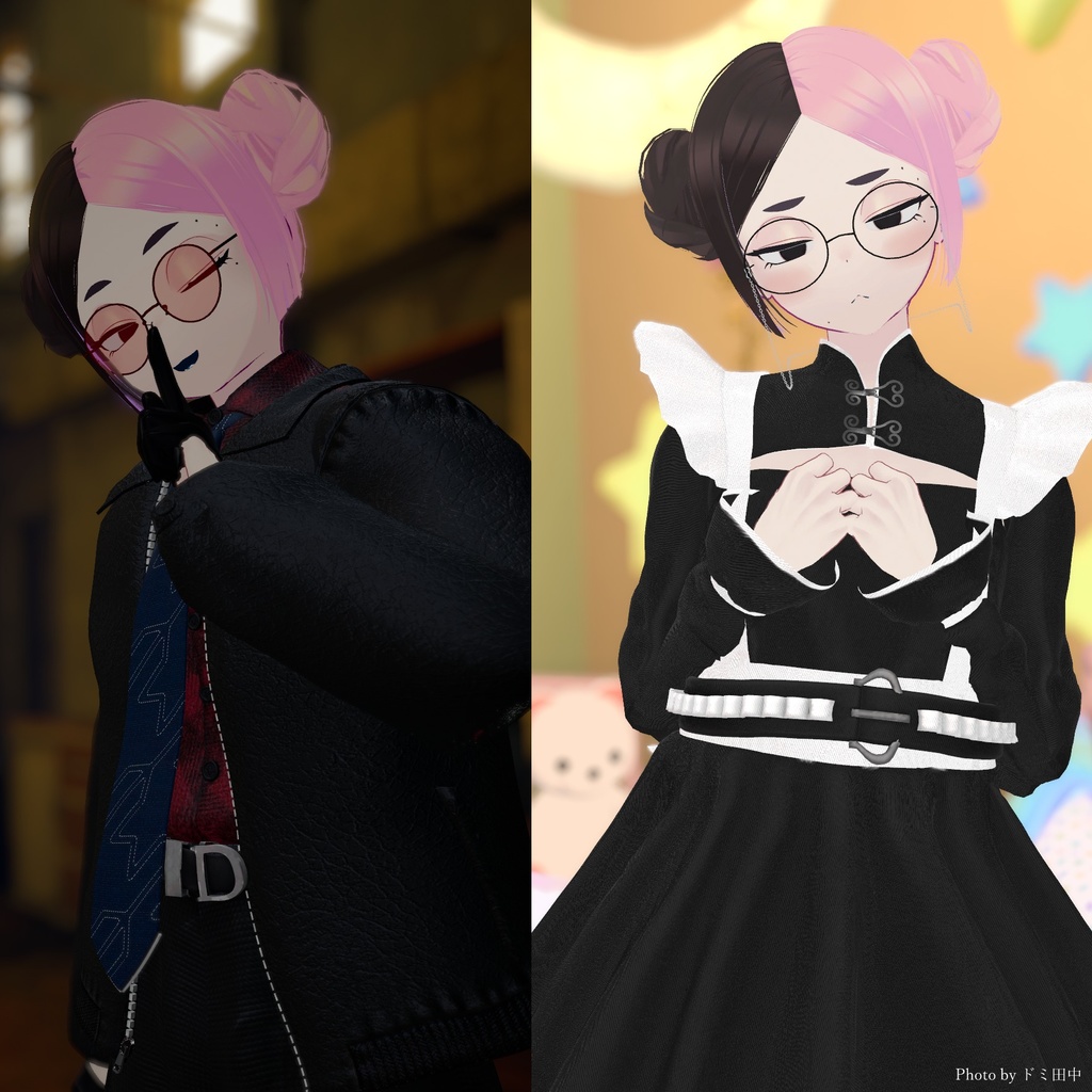 ★Sale中★ VRC想定オリジナル3Dモデル『Shikiri-シキリ-』