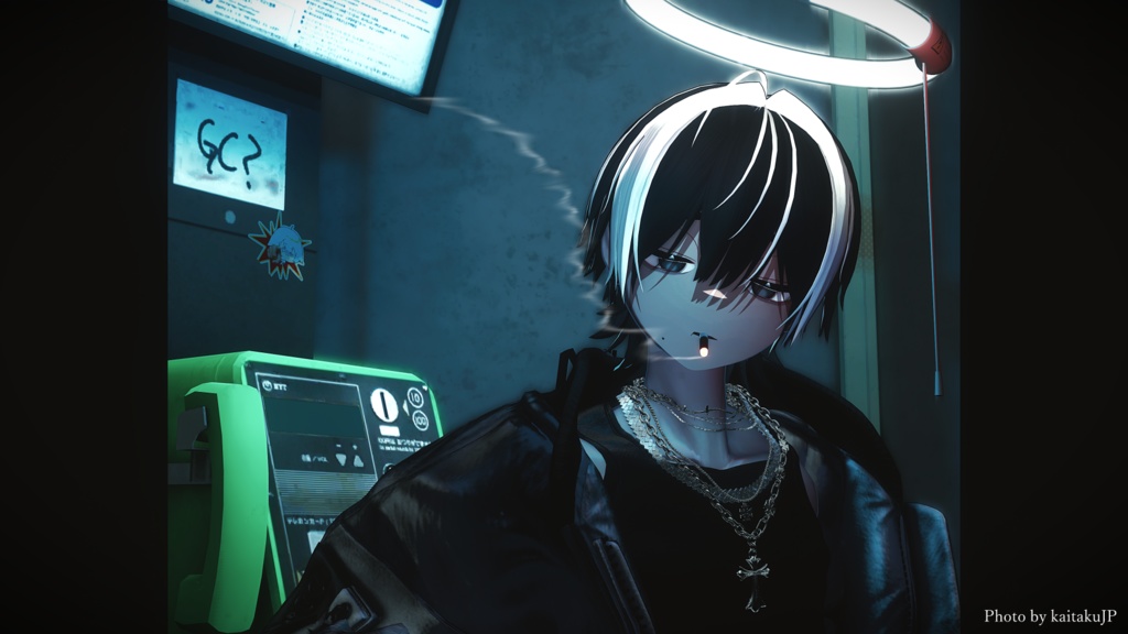 ★Sale中★ VRC想定オリジナル3Dモデル『Shikiri-シキリ-』