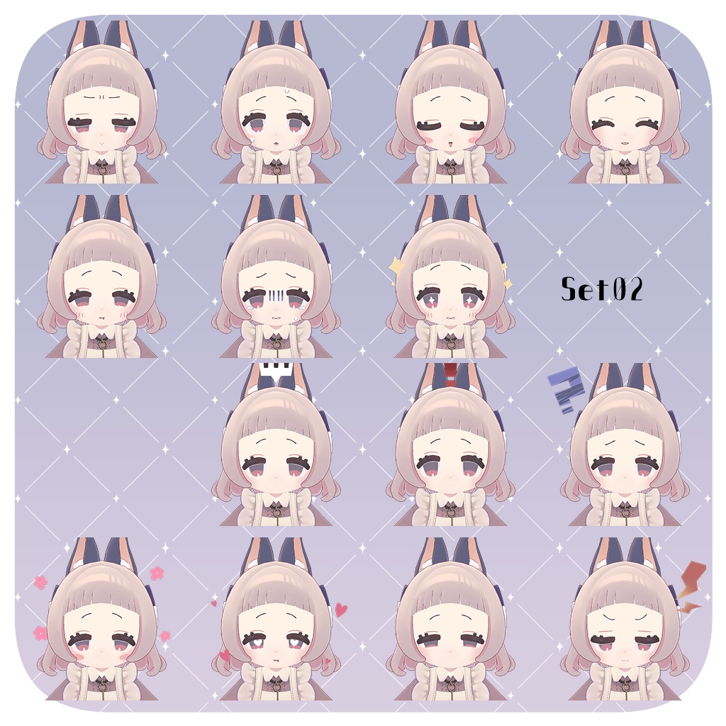 VRC想定オリジナル3Dモデル『クロノティルカ-Clonotilca-』