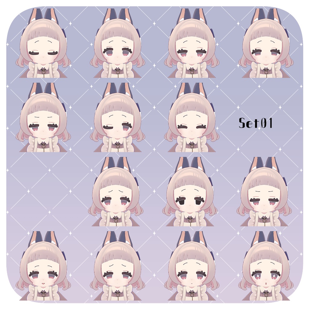 VRC想定オリジナル3Dモデル『クロノティルカ-Clonotilca-』