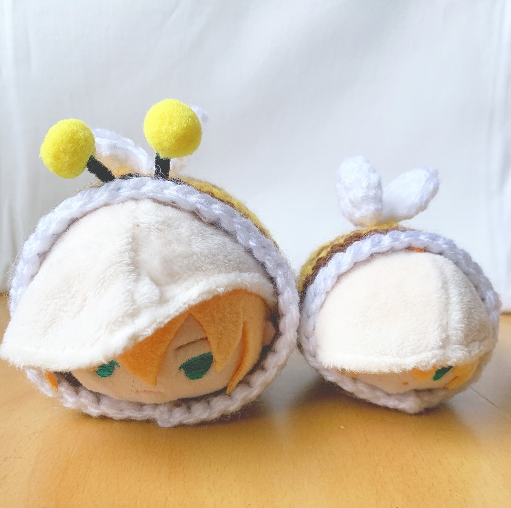 もちマス きぐるみ ミツバチ  ちゃいろ