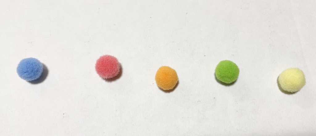 もこもこミツバチ カラフル