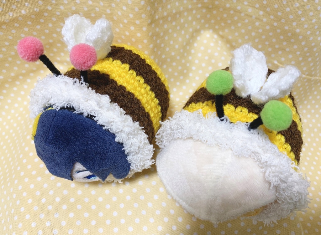 もこもこミツバチ カラフル