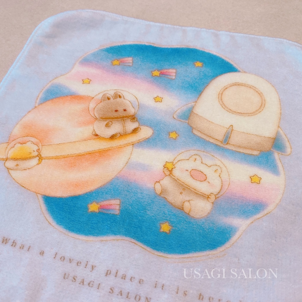 ミニタオル『うさたん宇宙へ行く』