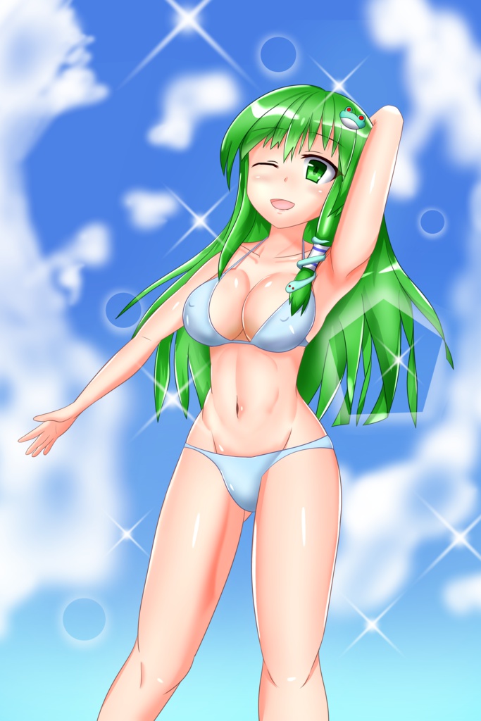 東風谷早苗タペストリー