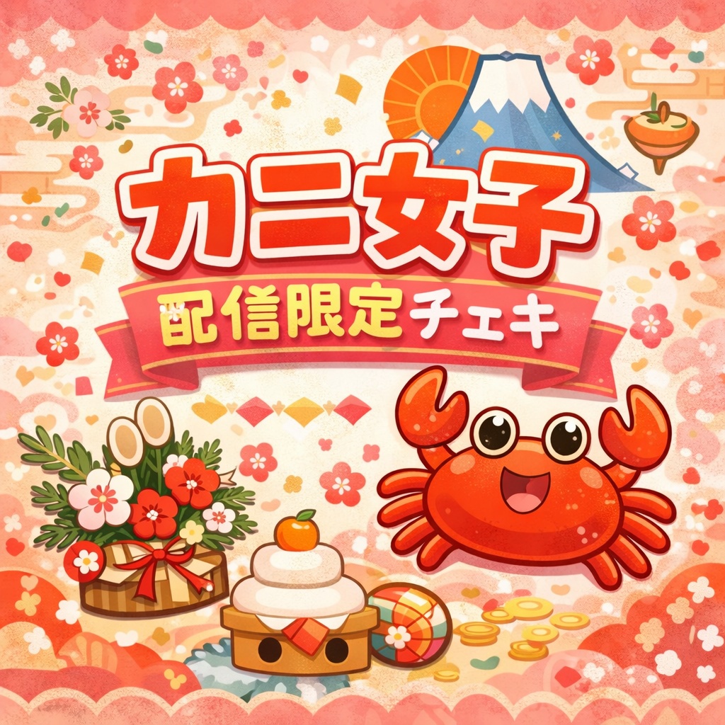 🦀【1/27〆切】カニ女子配信チェキ🦀