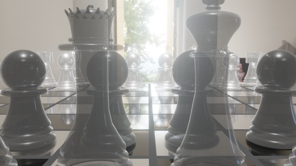 【Blender】チェスの駒｜Chess pieces.