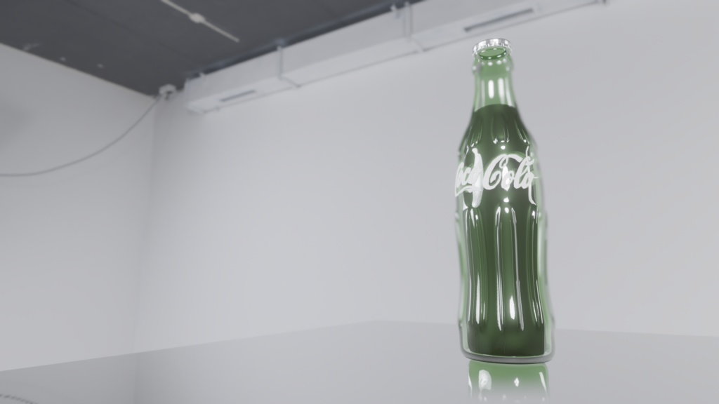 【Blender】瓶のコ〇・コーラっぽいやつ|Like Coca-Cola.