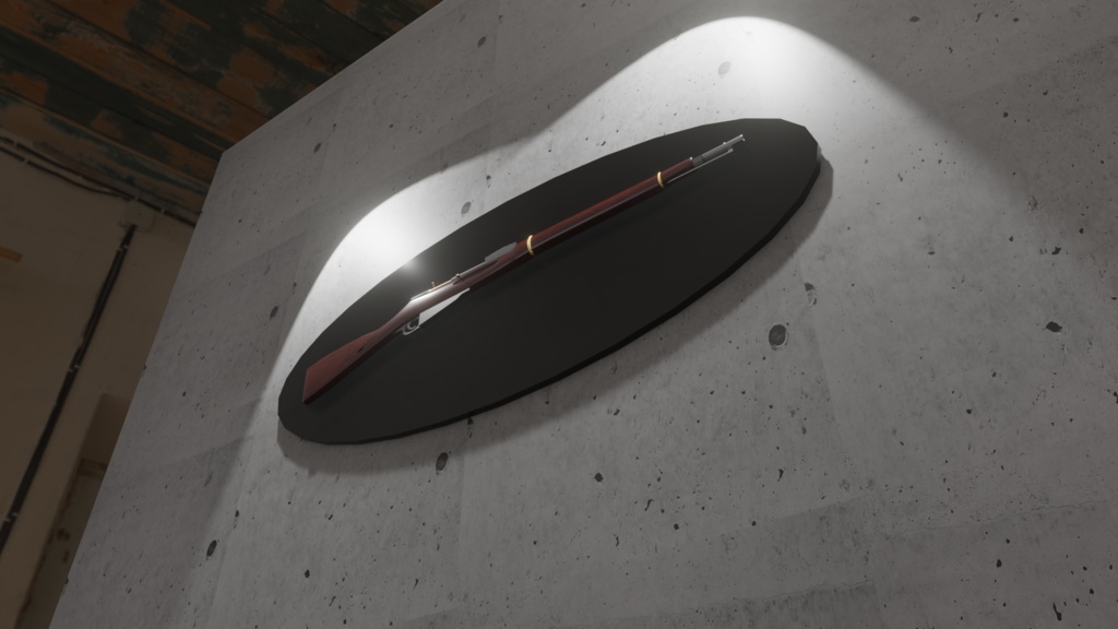 【Blender】モシンナ・ガン|Mosin-Nagant