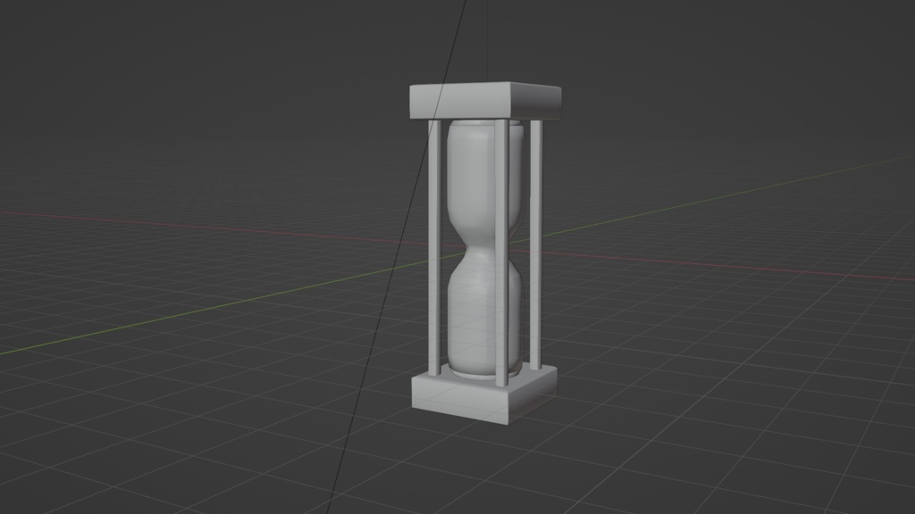 【Blender】砂時計【3Dモデル】